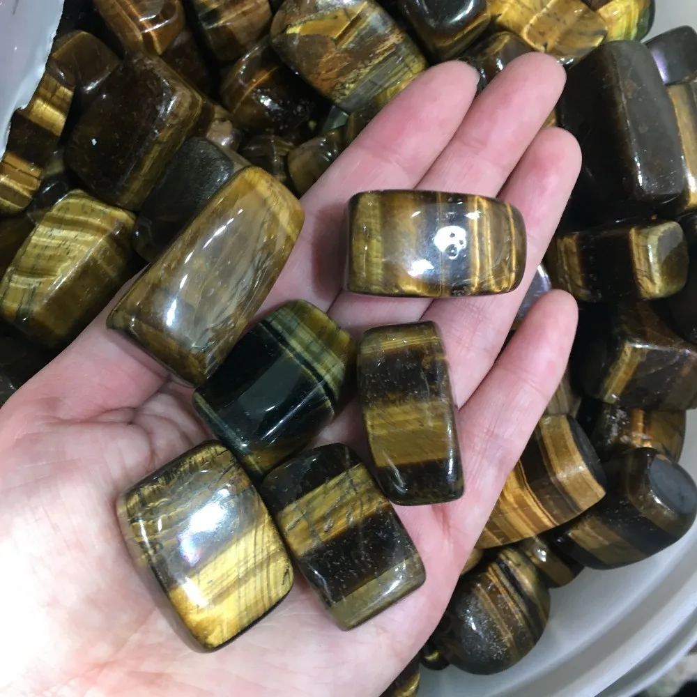

Natural Tiger Yellow Tiger's Eye Body Rock Crystal Quartz Tigerite Mineral Specimen