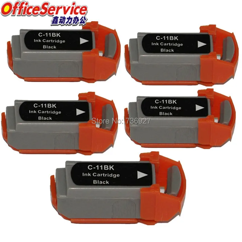 

5 Black BCI11 BCI-11 BCI-11BK Compatible ink Cartridge For Canon BJC-50 BJC-55 BJC-70 BJC-80 BJC-85 BJC-85PW inkjet printer