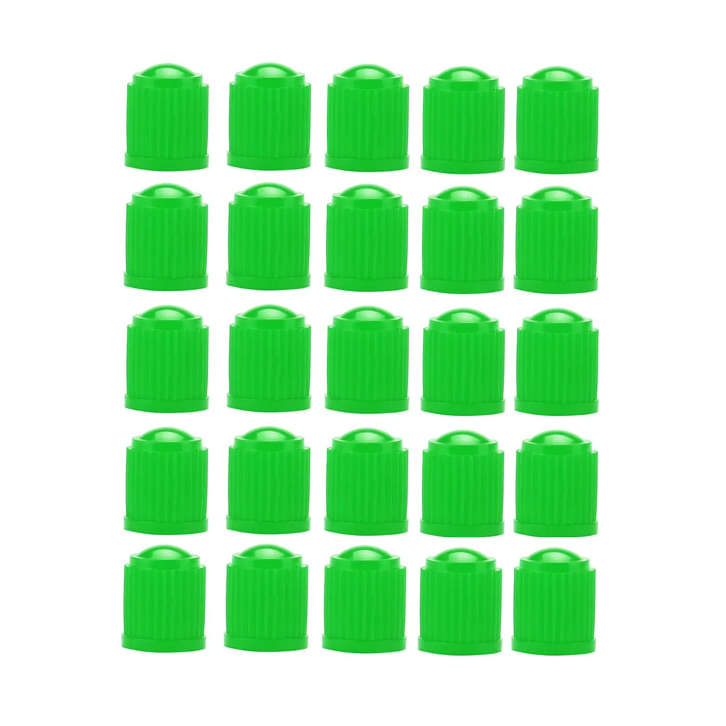 25 шт. колпачки для стержней клапанов шины черные красные зеленые модные