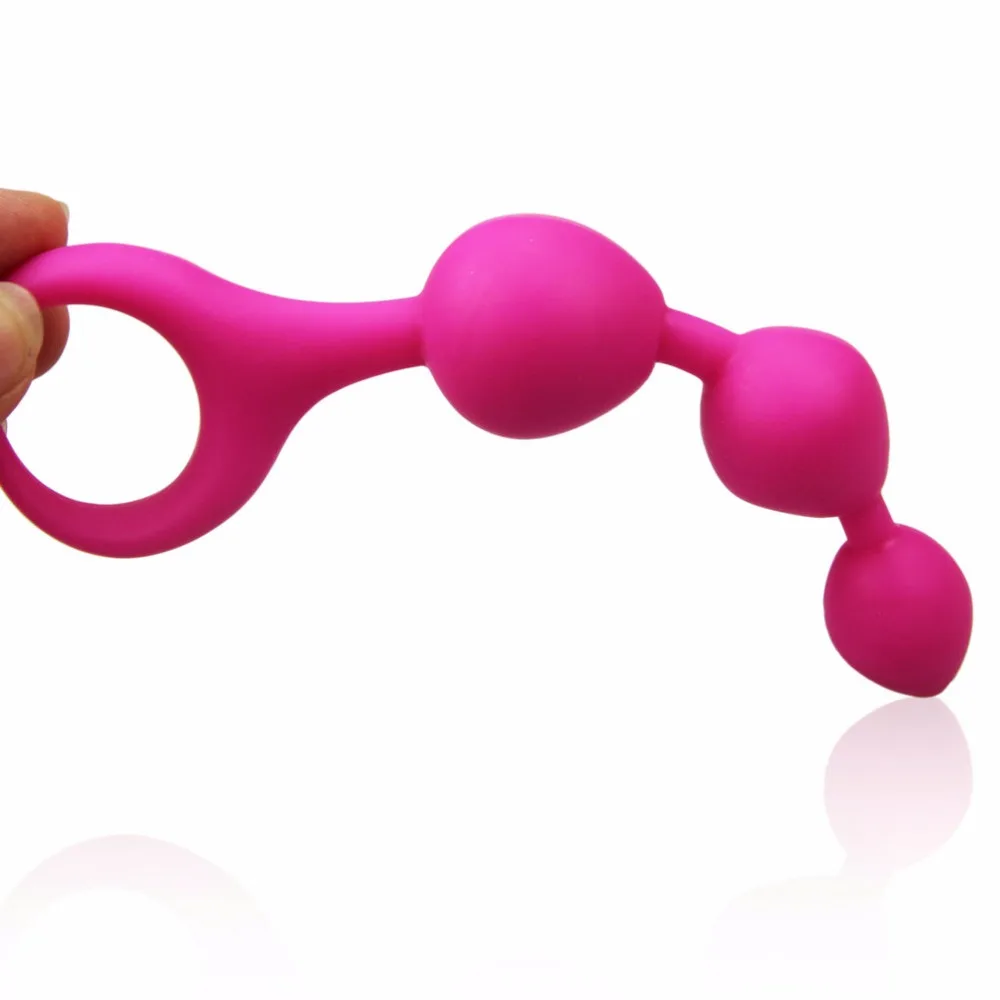 Анальная пробка анальные секс-игрушки бусины цепи желе издевательства Женская