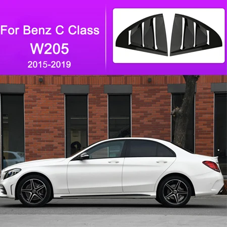 C Авто Стайлинг оконные жалюзи отделка для Mercedes Benz C W205 Amg класс CLA W117 A W176 - Название цвета: C