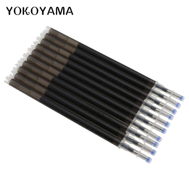 YOKOYAMA 10 шт. высокая температура исчезающая Ручка DIY шитье для ткани и кожи пластиковые глажки тепла выцветает исчезающая заправка - Цвет: black 10PCS