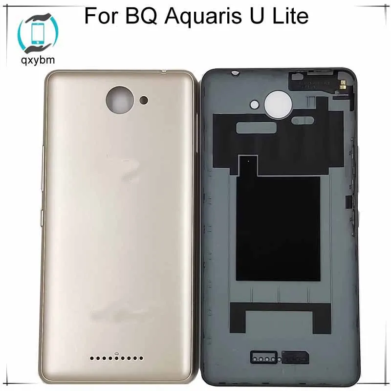 Новый черный золотой 5 0 дюйма для BQ Aquaris U Lite задняя крышка батарейного отсека