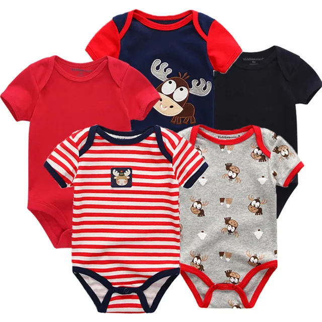 baby bodysuits 5127 Модная одежда для детей, Детская мода Одежда для мальчиков и девочек носки для новорожденных для новорожденных для маленьких девочек комбинезоны 5 шт. Комбинезоны маленькие изделия из хлопка Детский костюм - Цвет: baby bodysuits 5127