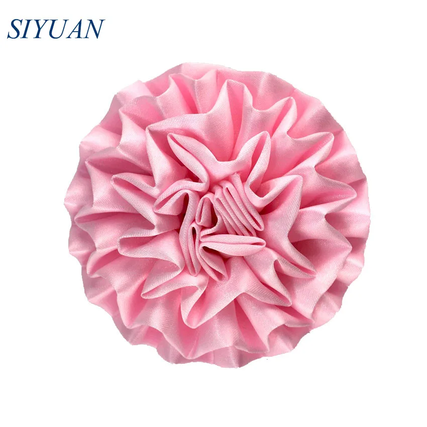 10 шт./лот 3 6 ''высококачественный атласный цветок 9 см сделай сам ремесло для