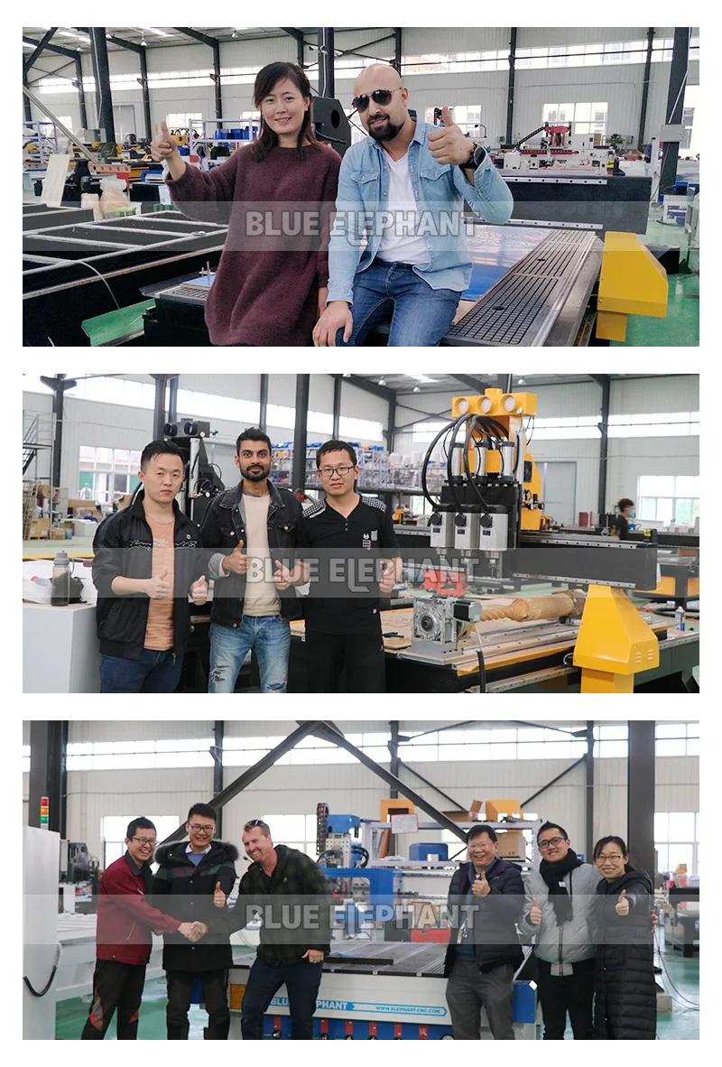 Высокое качество ELE1325 деревянная мебель производство CNC маршрутизатор 4 оси CNC гравировально-фрезерный станок