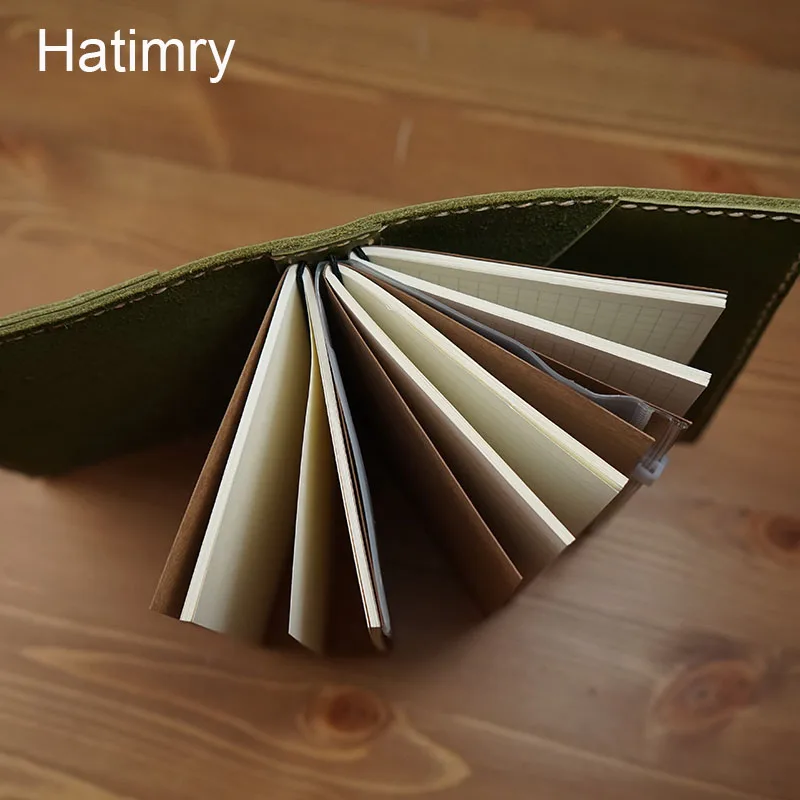 Записная книжка Hatimry из натуральной кожи для загранпаспорта записная