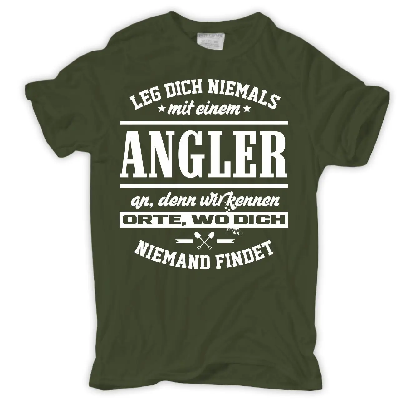 Футболка Leg dich nie mit einem ANGLER an Fischen Angel norgeschenk Hochsee 2019 модная футболка Повседневная