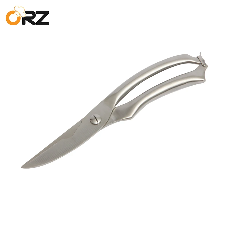 ORZ кухонные ножницы из нержавеющей стали крепкие для куриных костей овощей птицы