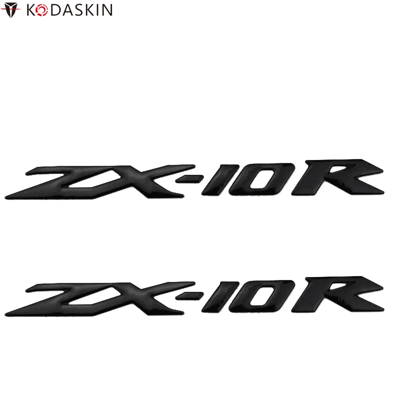 Логотип мотоцикла KODASKIN 3D рельефная эмблема наклейки хромовые для Kawasaki ZX-10r ZX10R |