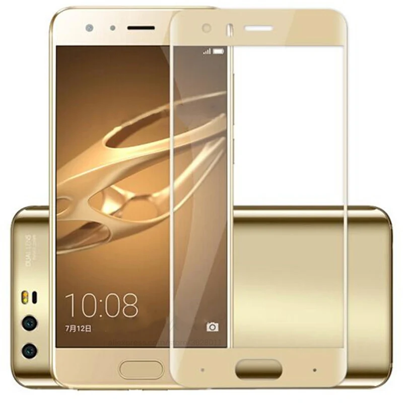 gold 9h полное покрытие экрана закаленное для huawei honor 9 lite Защитная пленка для huawei honor 9 9 светильник защитная пленка на hono 9 9 lite - Цвет: gold
