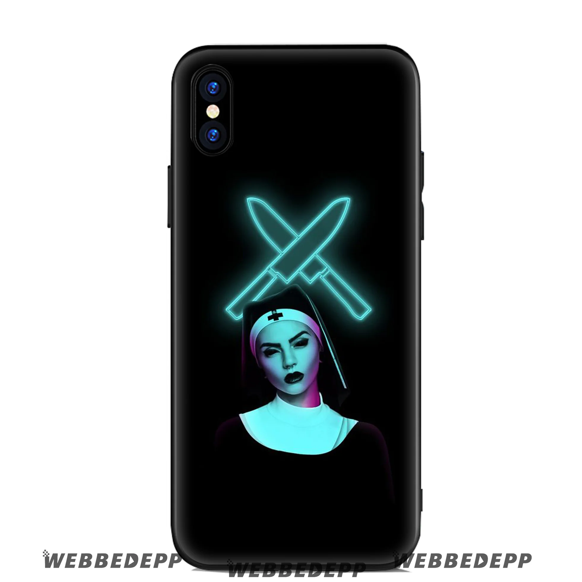 WEBBEDEPP The Nun Movie Girl Soft Silicone Case for Apple iPhone 11 Pro Xr Xs Max X or 10 8 7 6 6S Plus 5 5S SE TPU |