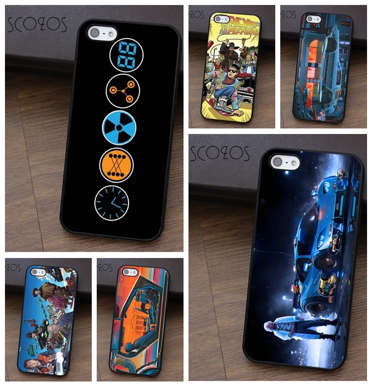 SCOZOS Time Circuits Back to the Future Phone Case for Iphone X 4 4s 5 5s Se 5C 6 6s 7 8 6&6s Plus 7&8 |