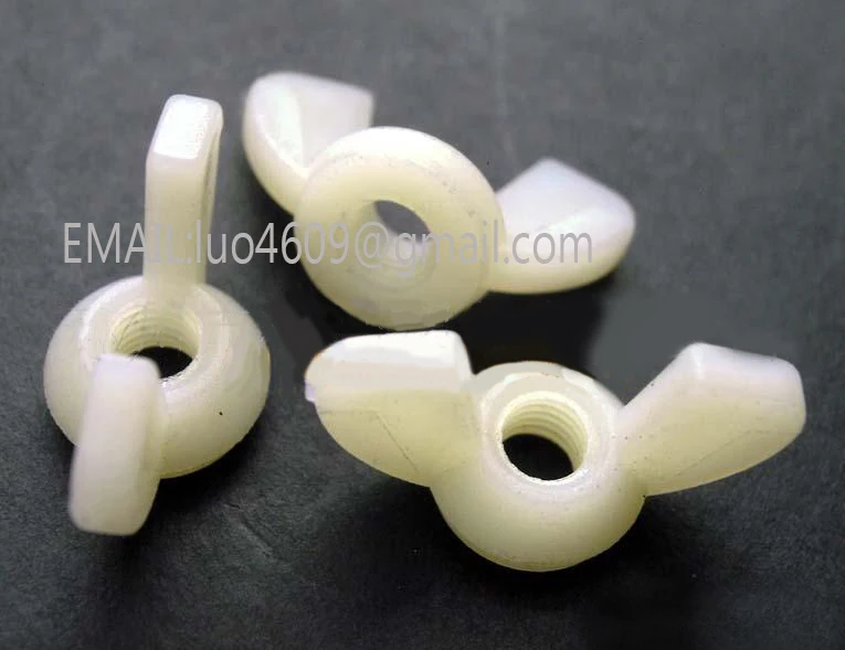 Гайки с крыльями M6 # нейлоновые пластиковые гайки ручка регулируемая