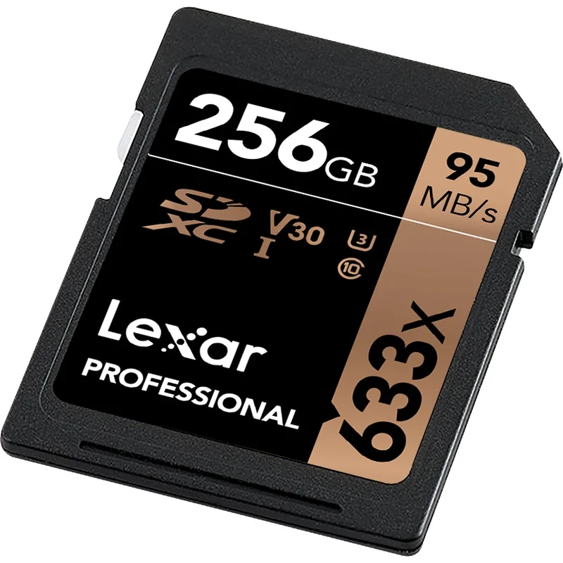 Оригинальная sd карта Lexar 633x 95 м/с 16 ГБ 32 U1 SDHC 64 Гб 128 256 класс 10 U3 SDXC памяти для 1080p 3D 4K