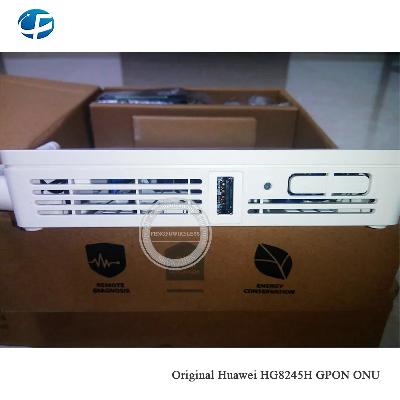 Горячая Распродажа снижение цены HG8245H Класс C+ ONU ONT GPON с 4GE 2 портами VOICE wifi, английский интерфейс настройки