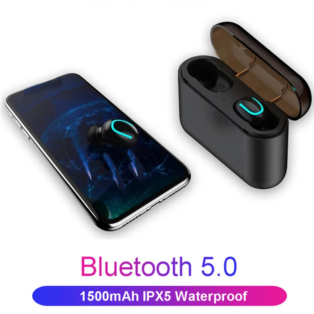 HQB Q32 Беспроводная гарнитура Bluetooth 5 0 наушники HiFi стерео спортивные игровая с