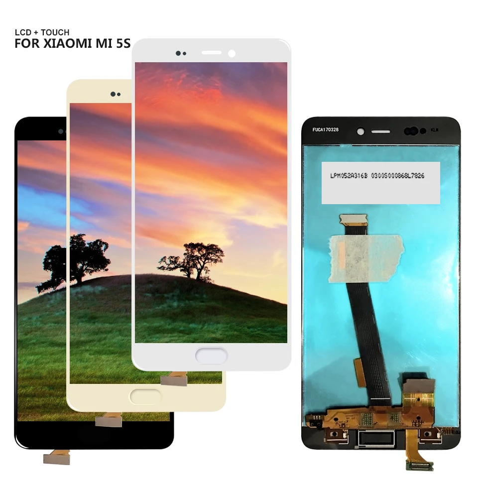Для Xiaomi 5s Mi5s M5s ЖК экран + цифровой преобразователь сенсорного экрана в сборе