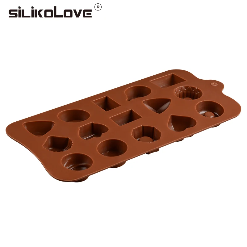 Силиконовые формы silicolove 15 полости сделай сам для шоколада и конфет