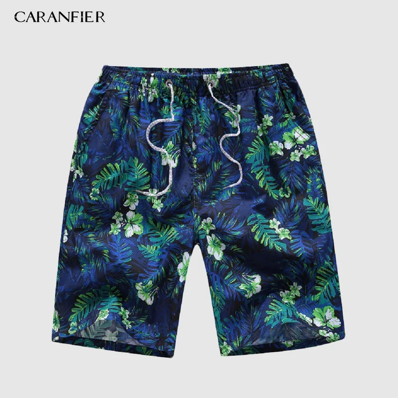 CARANFIER мужские спортивные короткие пляжные шорты Бермуды для серфинга боксеры
