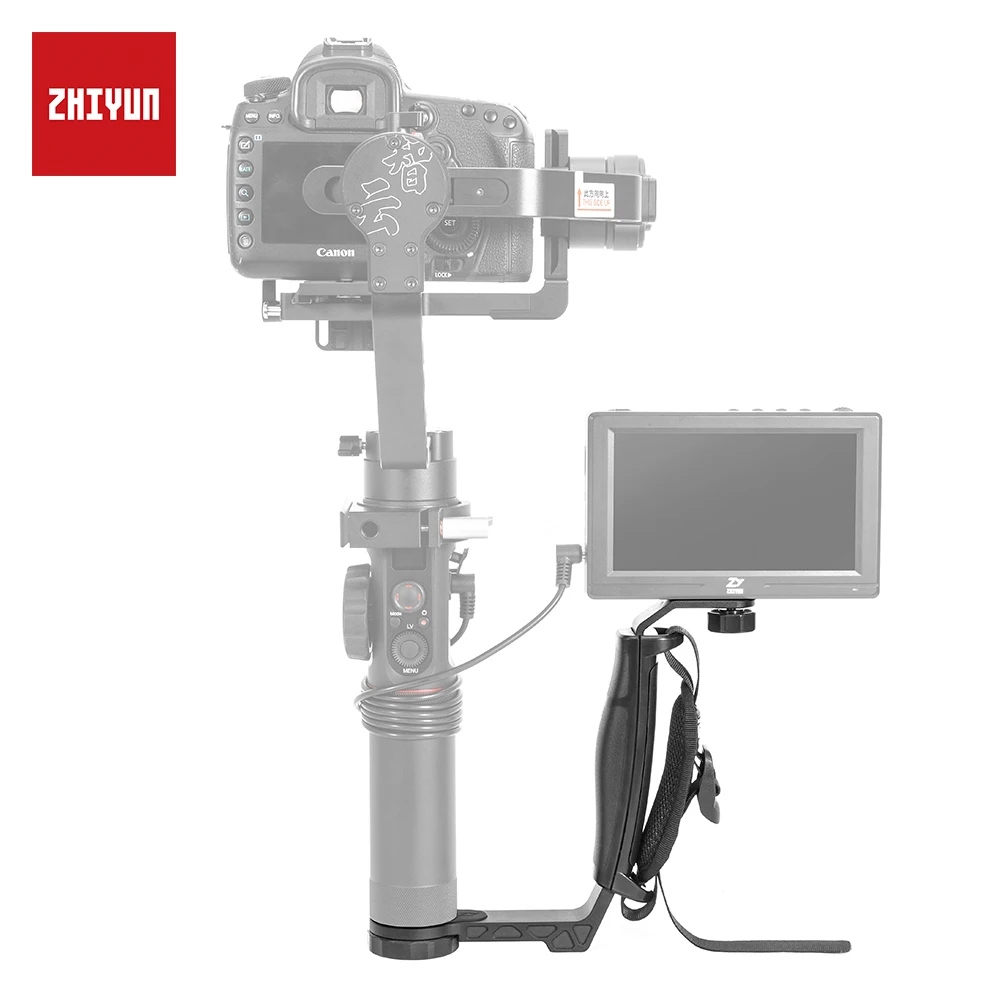 Zhi yun Zhiyun Crane 2 Gimbal аксессуары L кронштейн перекрепление мини двойная ручка для