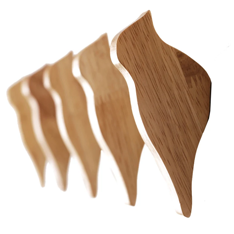 Креативная деревянная одежда с птицами и шапками крючок вешалка для одежды