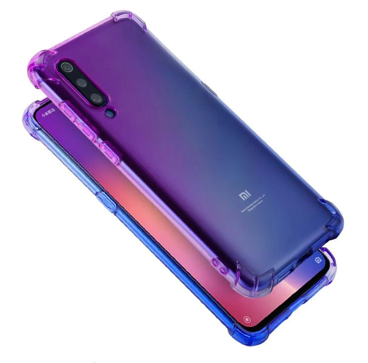 Xiaomi Redmi Note 7 чехол силиконовый ударопрочный защита подушка безопасности цветной