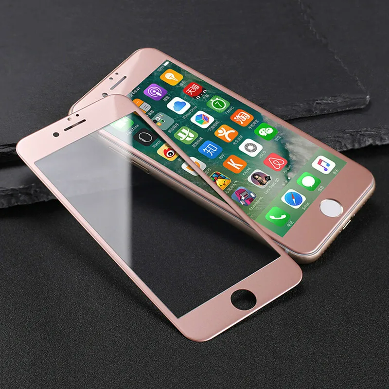 3D изогнутый край Полное покрытие Защита экрана для iPhone 7 6S 8 закаленное стекло XS XR