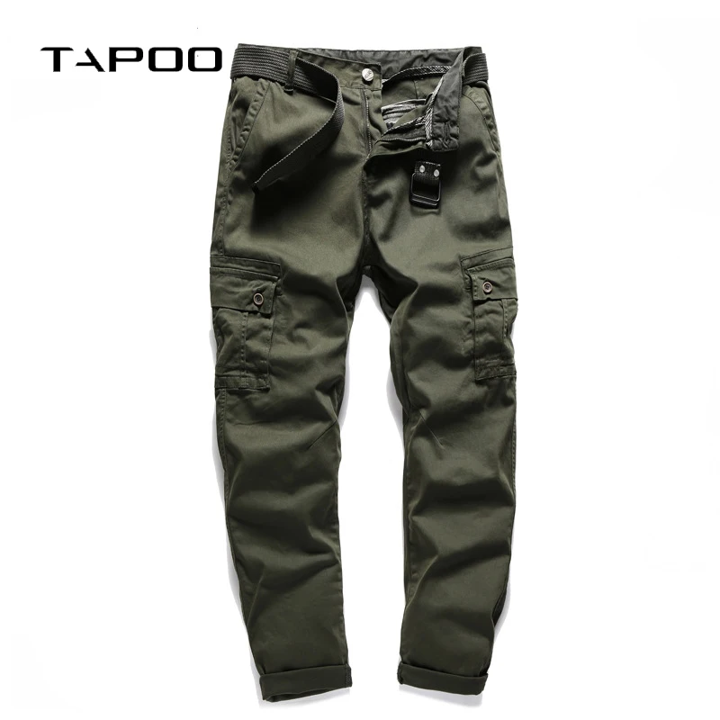Мужские брюки карго 2018 новые Брендовые мужские военные длинные армейская