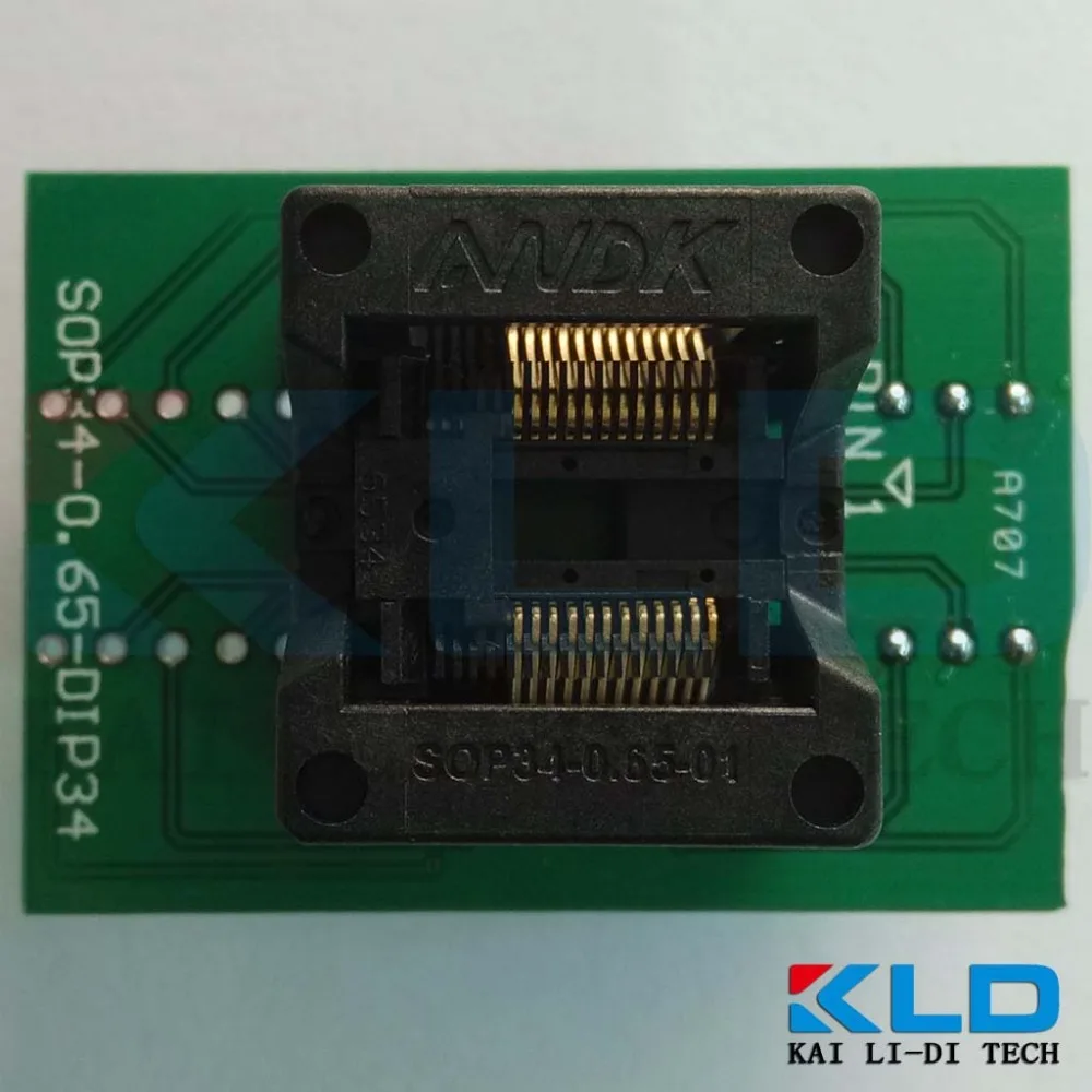 Sop24 (34) к DIP24 IC socket Programmer переходник andk более высокое качество чем Enplas OTS 24 0.65 01 с