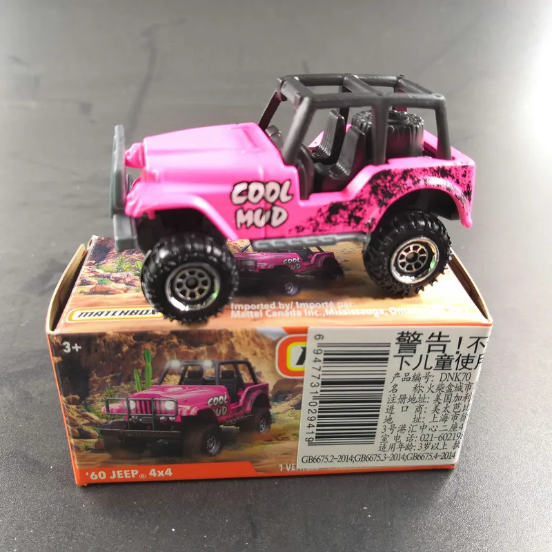 2019 Matchbox Car 1:64 спортивный автомобиль 60 JEEP из металлического материала Коллекция