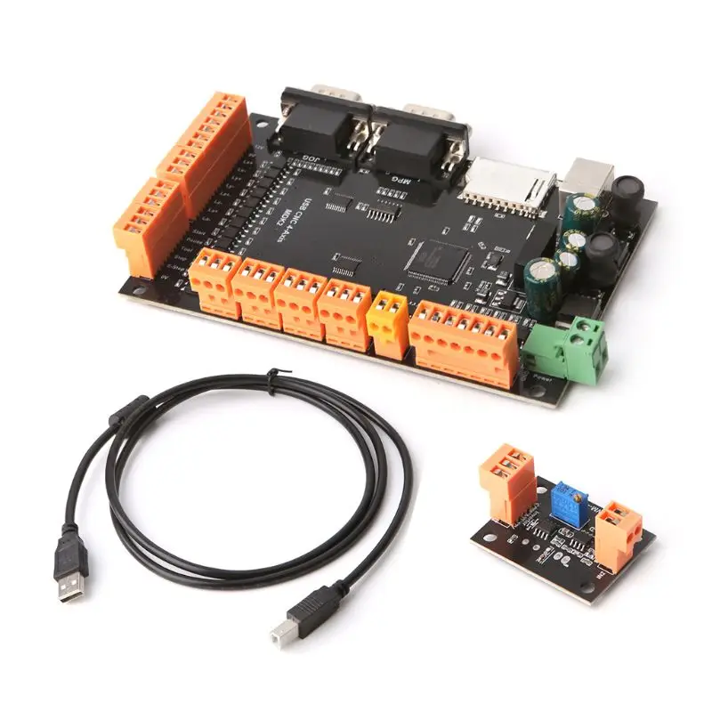 MDK2 ЧПУ USB 4 оси шагового двигателя контроллер коммутационная плата с MPG интерфейс