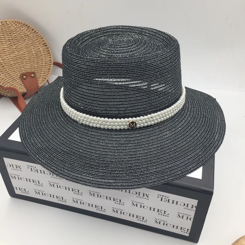 Весна лето новый перспектива шляпа рыбака flash Модные женские черный праздник хан
