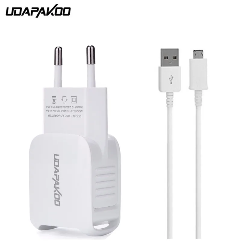 Адаптер переменного тока 5 В 2 А зарядное устройство с кабелем Micro USB для Samsung A3/A5/A7