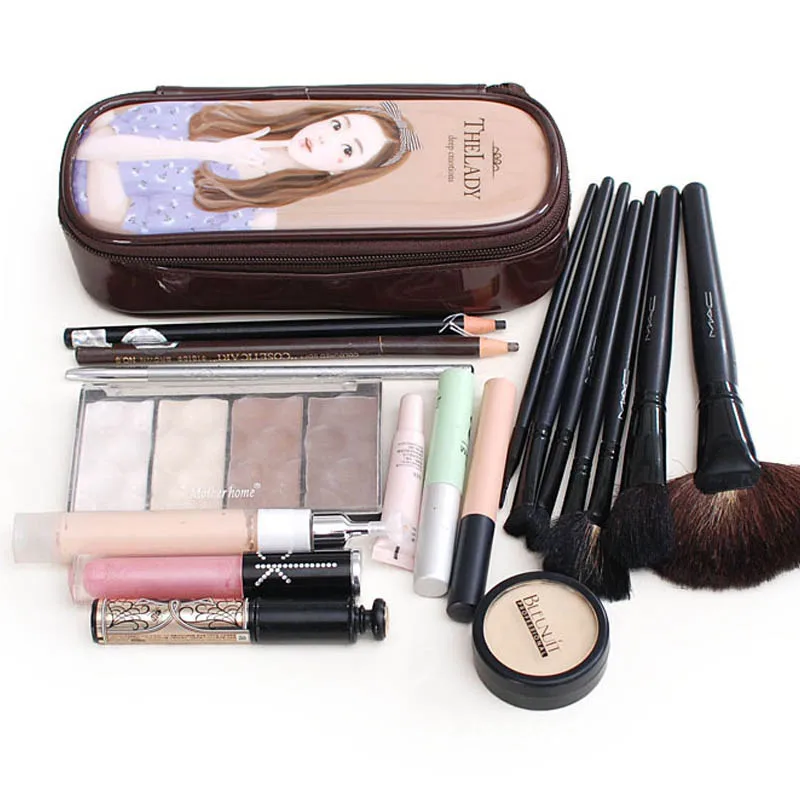 Пенал для макияжа с мультипликационным рисунком водонепроницаемый чехол