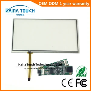 Raspberry Pi совместимый с 16,4*9,9 см 7-дюймовый включает USB-контроллер 4-проводная резистивная сенсорная панель для GPS-навигатора