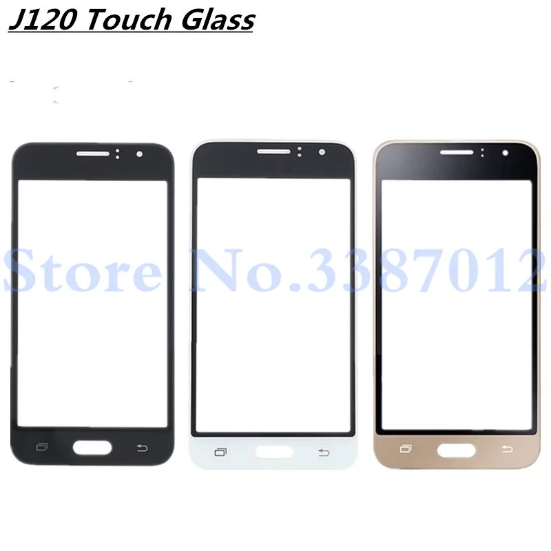 Передняя панель для Samsung Galaxy J1 J120 J120F J120H J120M сенсорный экран сенсор ЖК-дисплей стеклянная крышка Замена