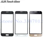 Передняя панель для Samsung Galaxy J1 2016, J120, J120F, J120H, J120M, сенсорный экран, ЖК-дисплей, стеклянная крышка, замена