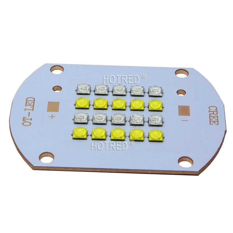 50 Вт-100 Вт Cree XLamp XT-E XTE Королевский синий+ белый светодиодный излучатель коралловый светильник DC30V-33V 3000 мА для DIY аквариумных ламп