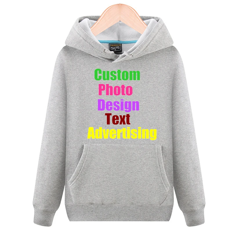 Джемпер мужской/женский с принтом текста и логотипом компании на