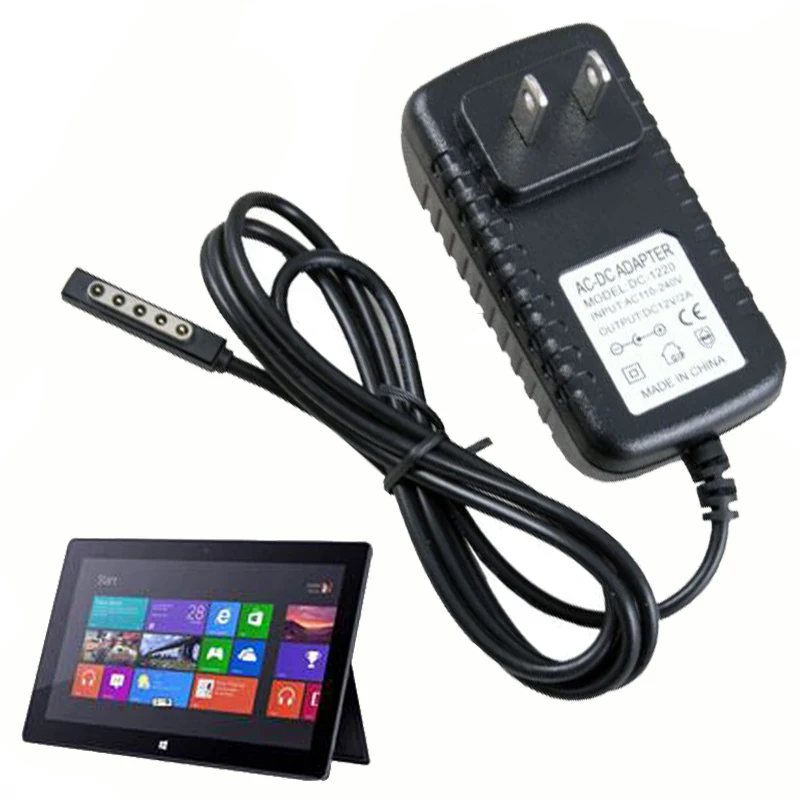 

12V 2A AC Power Adapter US Wall Charger For Microsoft Surface Pro 2 Windows 8 RT RT2 RT 2 10.6 Tablet PC 64GB 128GB 256GB 512GB