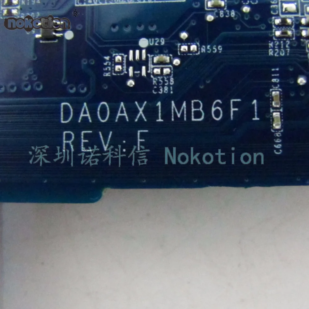 NOKOTION 595184-001 DA0AX1MB6H1 материнская плата для ноутбука hp Pavilion G42 G62 серии s989 HM55 материнская плата работает