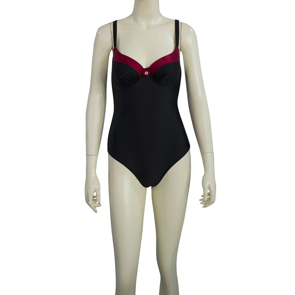 Женский слитный купальник ESSV купальный костюм пуш ап размера плюс с подкладкой