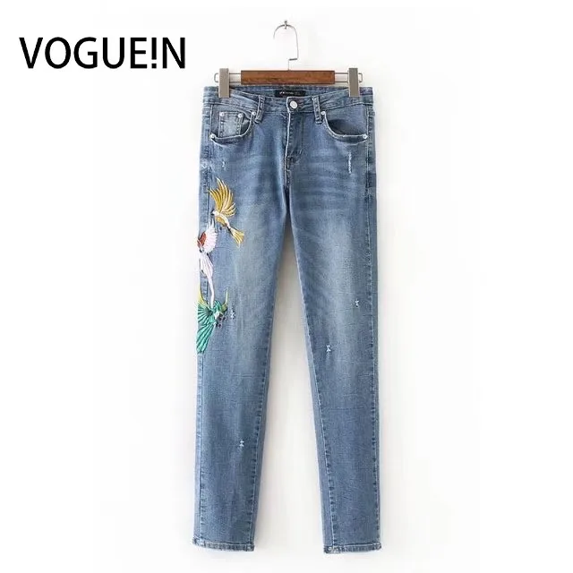 N новые женские изображением животных и птиц с цветочным принтом вышивкой