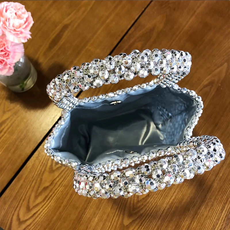 Винтажная женская сумка-тоут из акрилового жемчуга с бусинами | Багаж и сумки