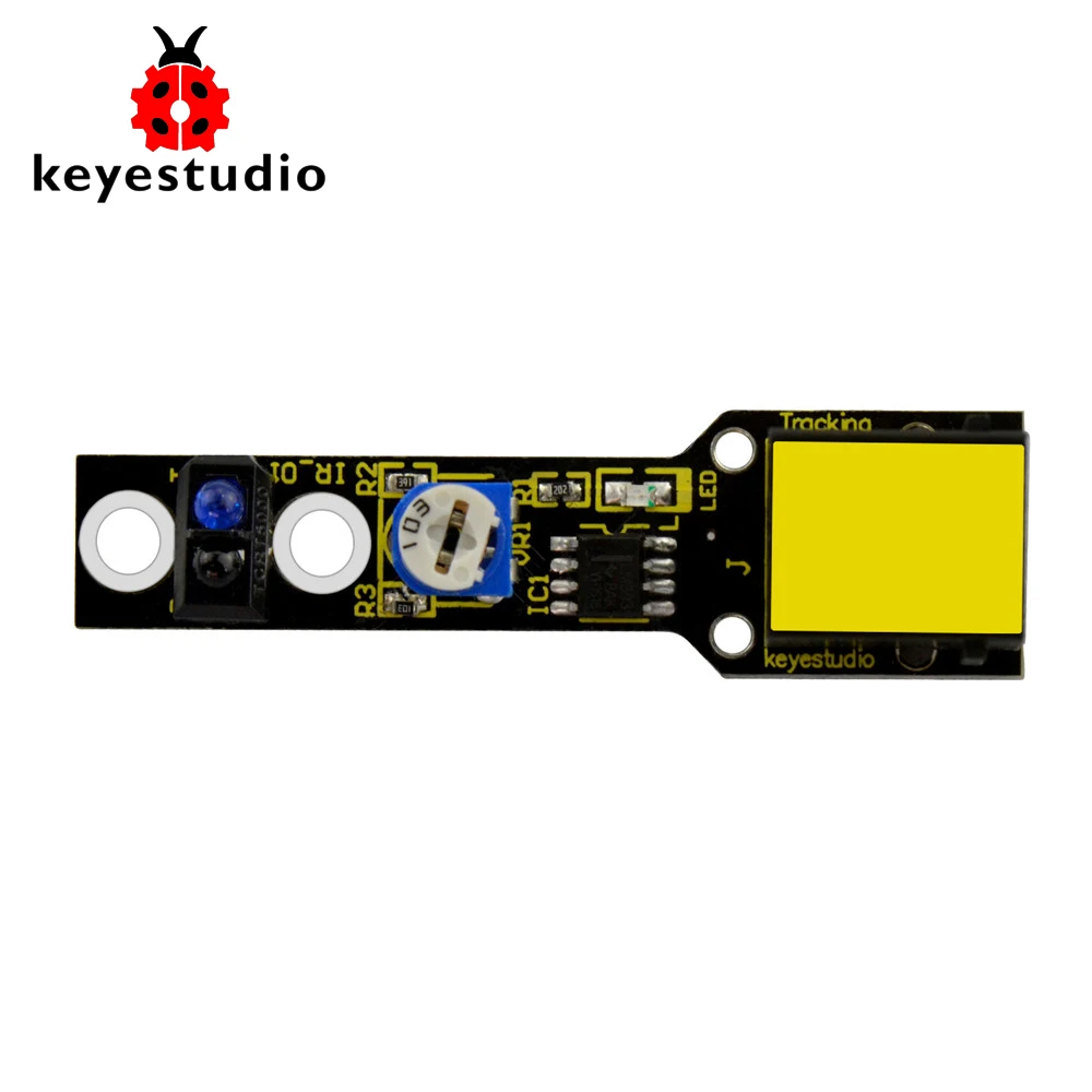 Новинка! Keyestudio RJ11 Легко Подключаемый модуль датчика отслеживания линии для Arduino стартера пара