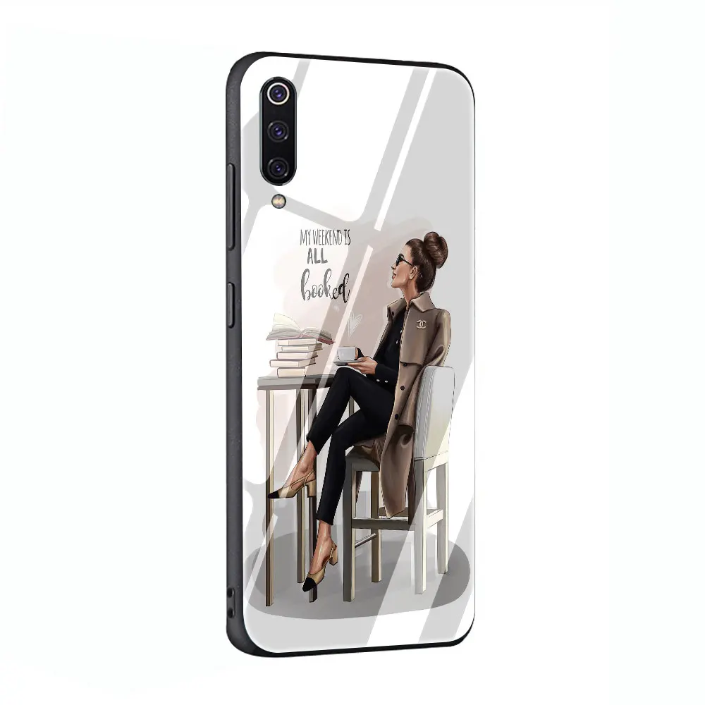 G2 Чехол с закаленным стеклом для Xiaomi 8 Lite A1 A2 9 Redmi Note 5 6 7 Pro 6A 4X F1 - Цвет: G2