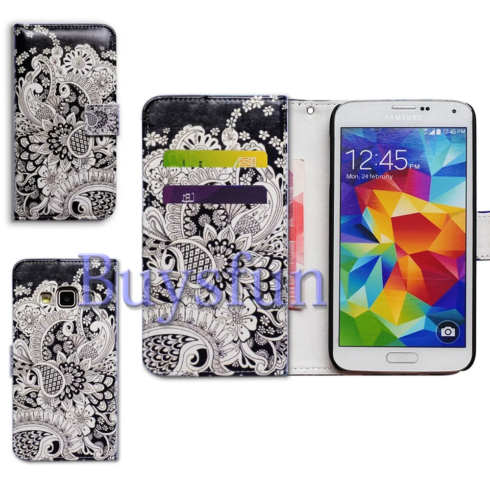 Bcov Бренд Белые Цветы Слот Стенд Кожаный Чехол Для Samsung Galaxy S3 103024033|case for xbox 360|case galaxy