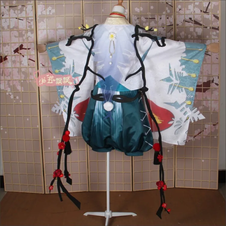 Onmyoji 2018 SSR yuki douji Пробуждение новая кожа кимоно униформа косплей костюм Бесплатная