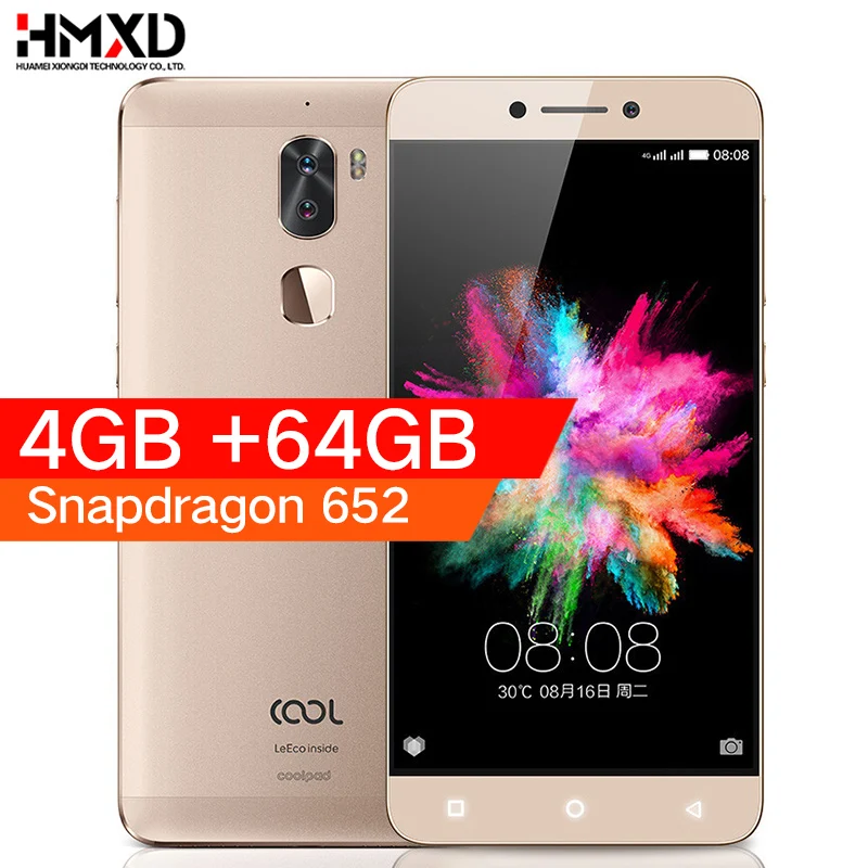 Оригинал Letv Cool1 Dual Pro Leeco Coolpad Cool 1 4 ГБ ОЗУ 64 Гб Snapdragon 652 Мобильный телефон 5 &quotFHD 13 МП